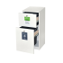 36060 - Sorteringsskåp vit Longopac Bin Multi Box - Framsidan